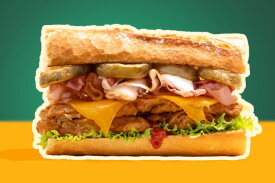 Club sandwich Fried Pickle | LA Streetfood