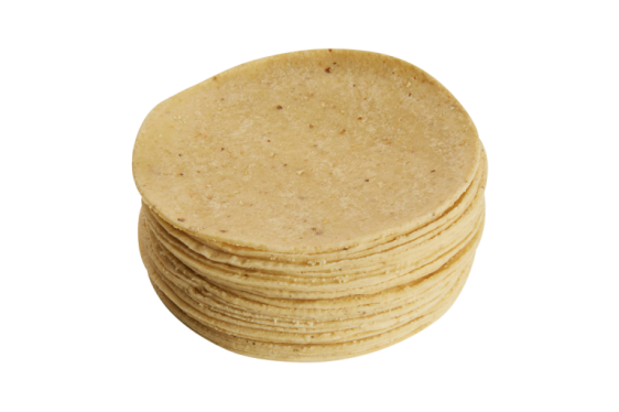 mais tortilla's op elkaar gestapeld